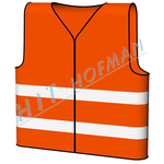 Photo: High visibility vest - orange