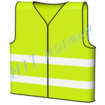 Photo: High visibility vest - Yellow-green