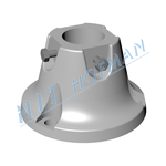 Photo: Circural aluminium socket HPK 60 (cast)