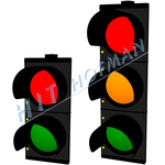 Photo: Traffic lights 300mm LED