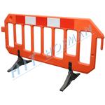 Photo: Plastic safety barrier PZN-Z2-2 orange