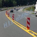 Photo: Road paint LimboRoute K 829 temporary