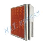 Photo: Crash barrier reflector Zn white/amber