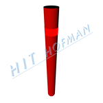 Photo: Road marker post SPS-120 circular red